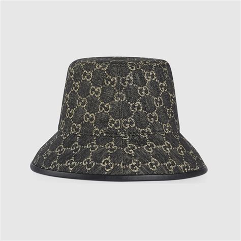 gucci shearling bucket hat|gucci bucket hat denim.